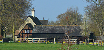 Green Farm from Hanscombe End Road April 2015